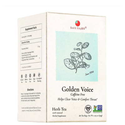 Health King: Golden Voice Caffeine free 20 BAG