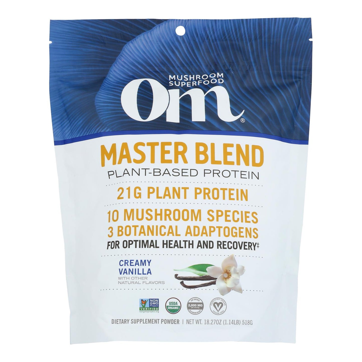 OM: Master Bend Protein Powder Vanilla -18.27 Oz