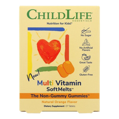 Childlife Essentials - Multi Vitamin Soft Melts, 27 Tab