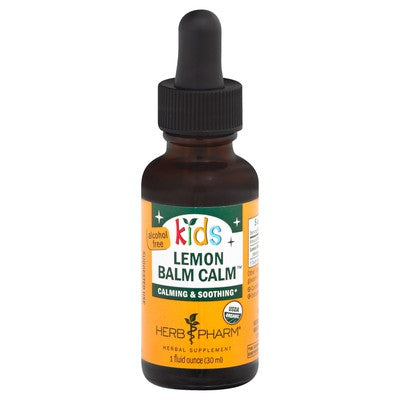 Herb Pharm - Kids Lemon Balm Calm (Alcohol Free) - 1 Oz