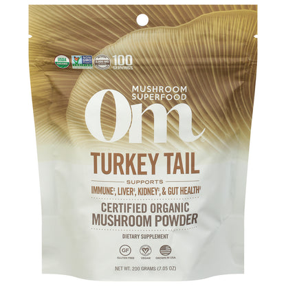 OM: Turkey Tail Organic Powder 200gr - 7.05 Oz