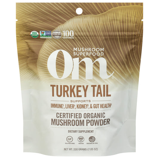 OM: Turkey Tail Organic Powder 200gr - 7.05 Oz