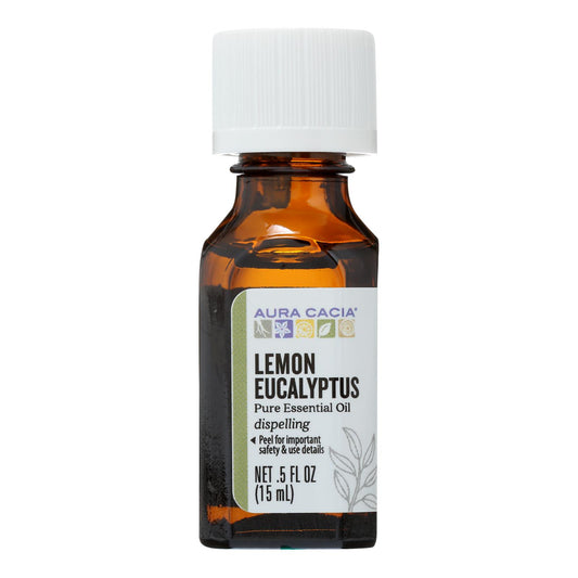 Aura Cacia - Lemon Eucalyptus Pure Essential Oil - 0.5 Fl Oz