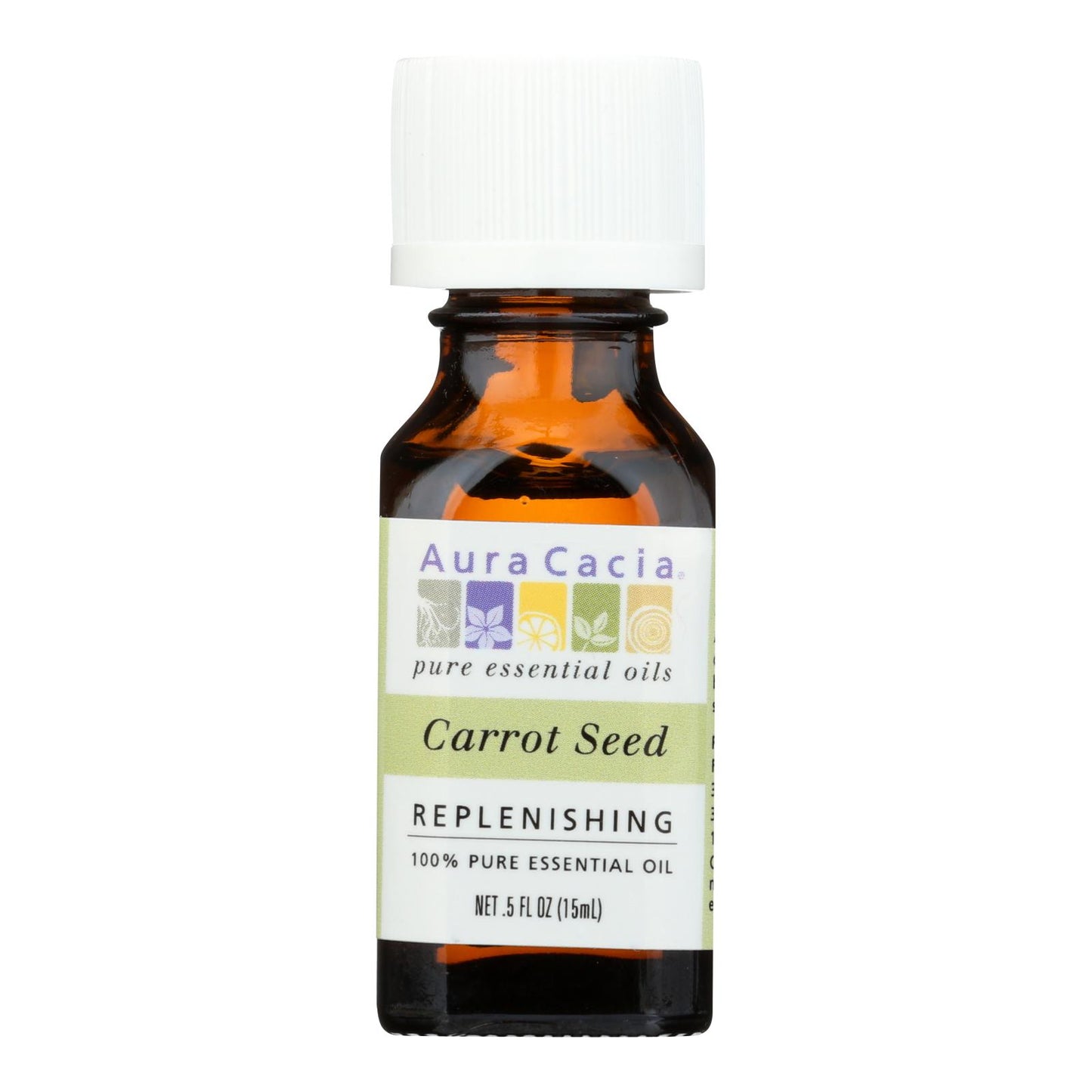 Aura Cacia - Pure Essential Oil Carrot Seed - 0.5 Fl Oz