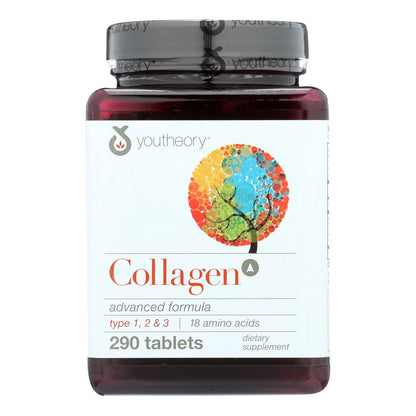 YOUTHEORY:  Collagen - Type 1 And 2 And 3 - 290 Tablets