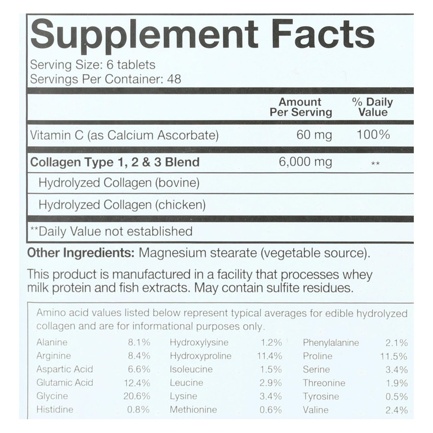 YOUTHEORY:  Collagen - Type 1 And 2 And 3 - 290 Tablets