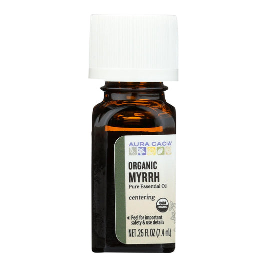 Aura Cacia - Essential Oil - Myrrh - Case Of 1 - .25 Fl Oz.