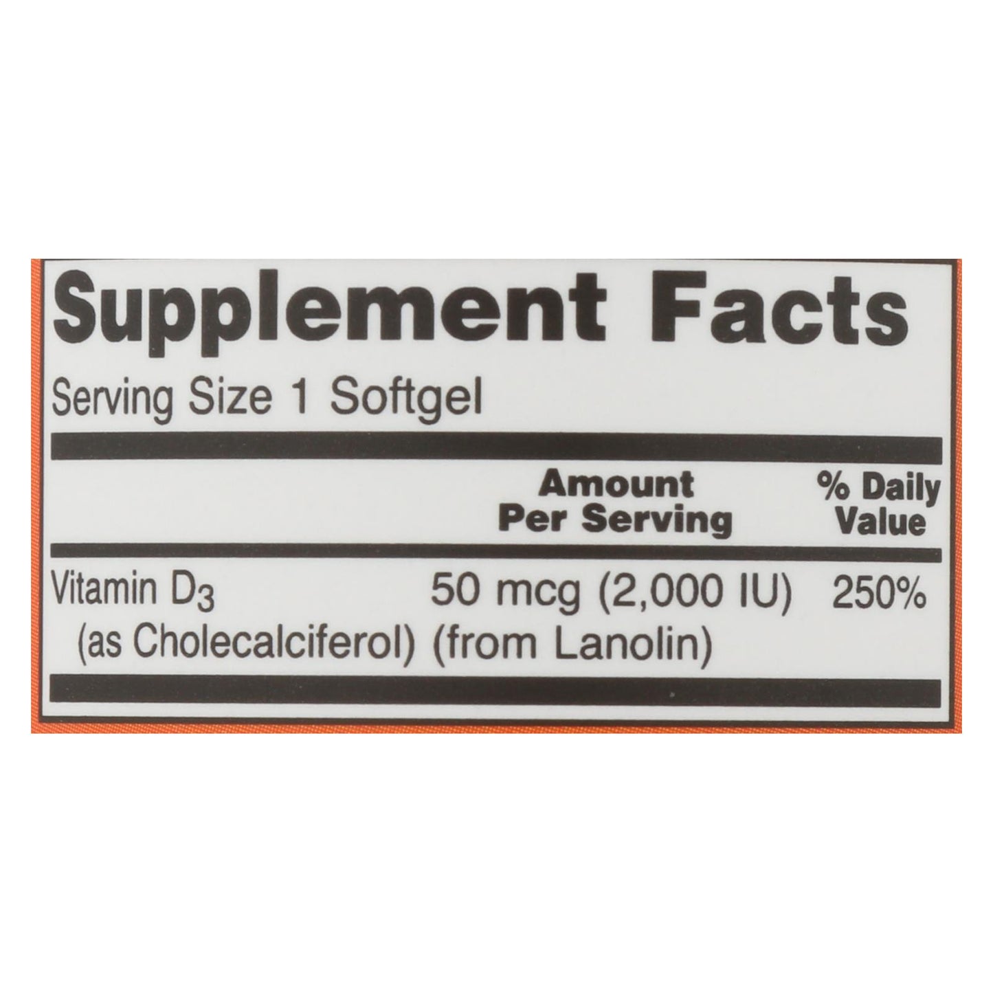 Now Foods: Vitamin D-3 2000iu - 120 Softgels