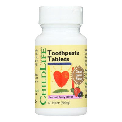 Childlife - Toothpaste Tablet (Natural Berry) - 60 Tablets