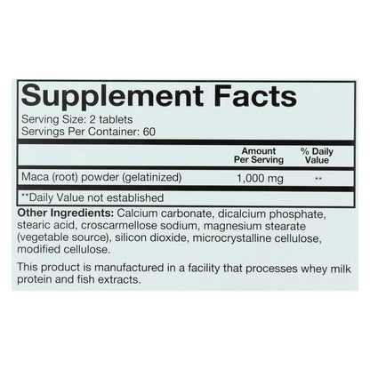 YOUTHEORY:  Dietary Supplement Women's Maca Root Advanced  - 120 Tab