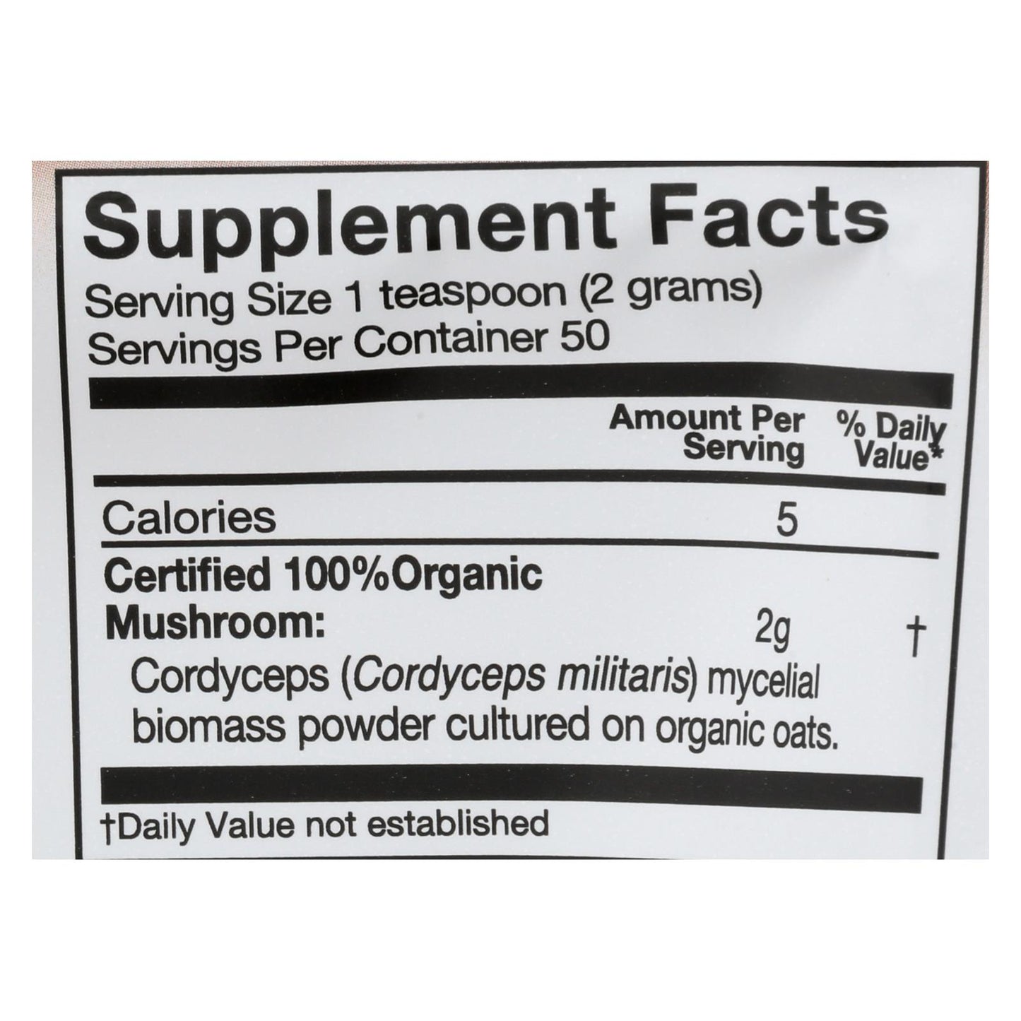 OM: Cordyceps Mushroom Powder  - 3.5 Oz