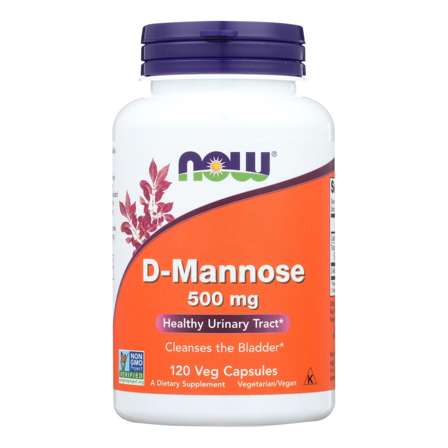 Now Foods: D-mannose Powder 500 Mg  - 120 Cap