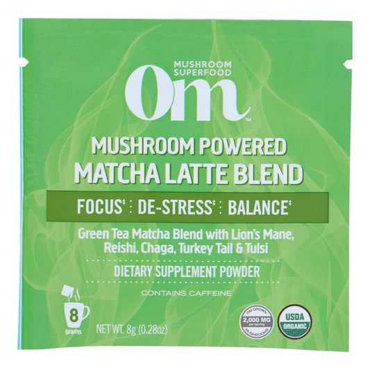 OM: Matcha Latte Mushroom Powder - 10 Ct