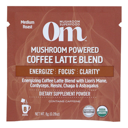 OM: Coffee Latte Mushroom Powder - 10 Ct