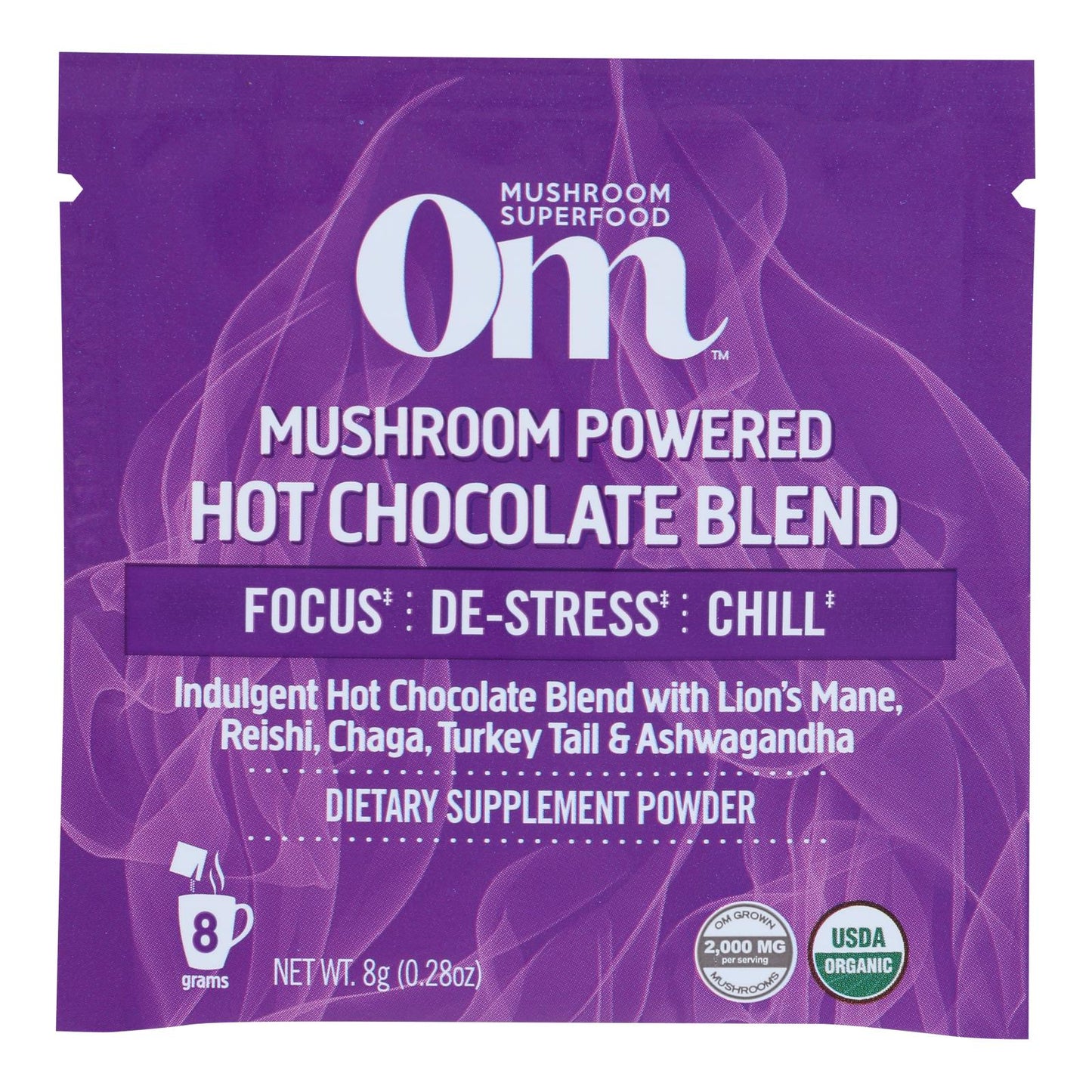 OM: Hot Chocolate Mushroom Powder - 10 Ct