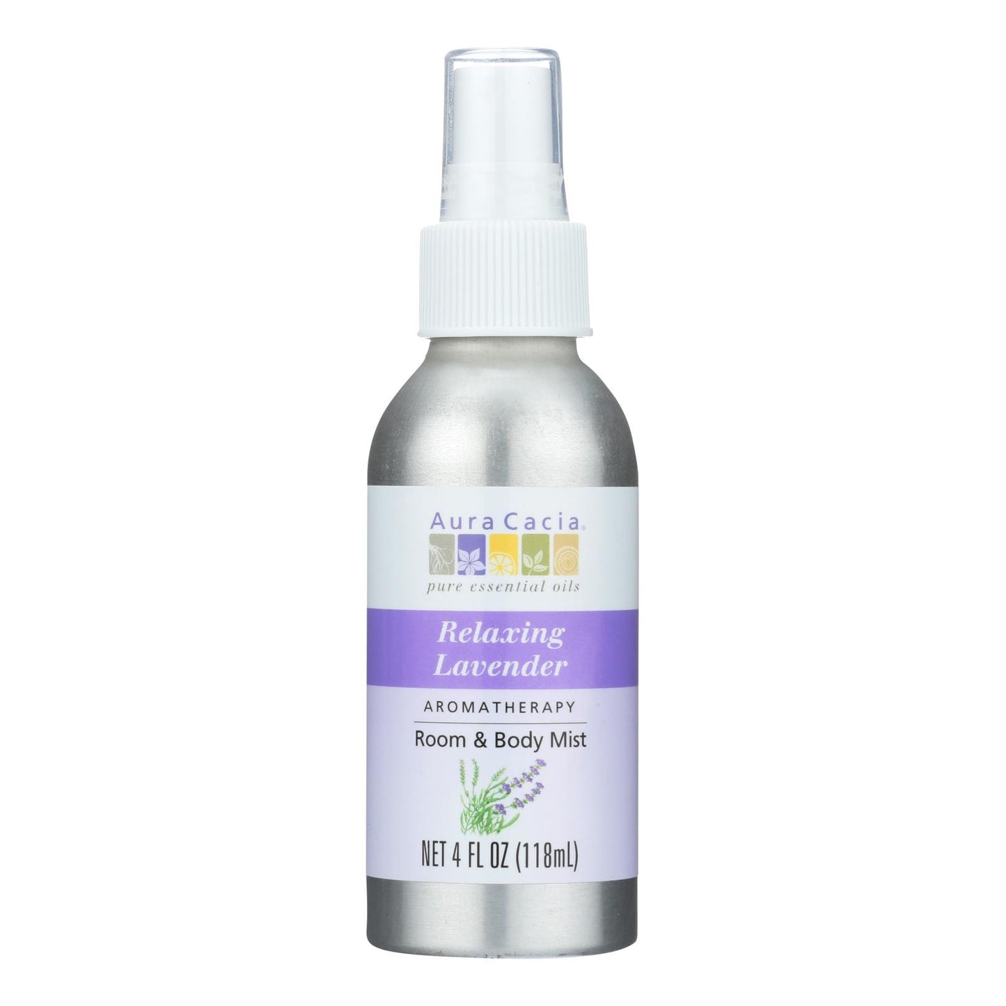 Aura Cacia - Aromatherapy Mist Calming Lavender Harvest - 4 Fl Oz