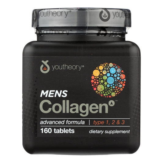 YOUTHEORY:  Collagen - Mens - Advanced - 160 Tablets