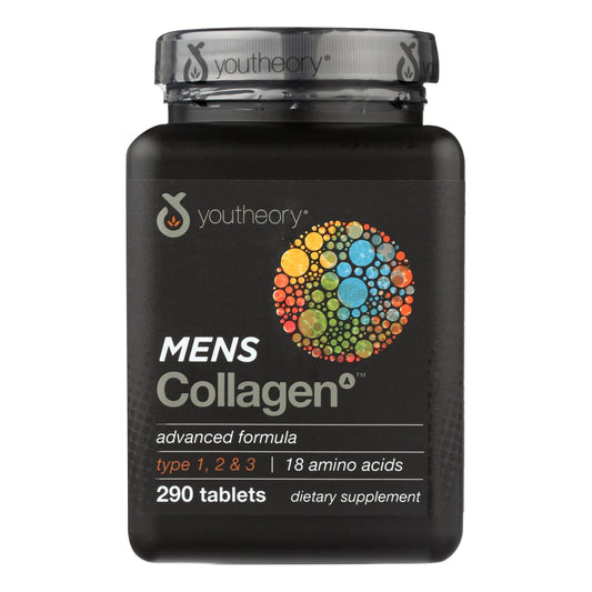 YOUTHEORY:  Collagen - Mens - Advanced - 290 Tablets