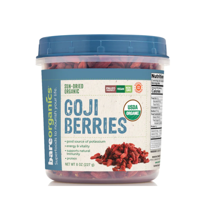 Organic Sun Dried Goji Berries 8 OZ