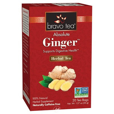 BRAVO TEA: Ginger Tea 20 BAG