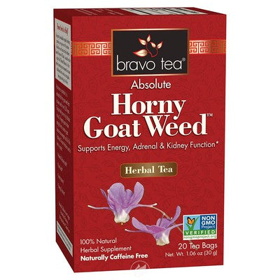 BRAVO TEA: Horny Goat Weed Tea 20 BAG