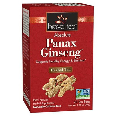 BRAVO TEA: Panax Ginseng Tea 20 BAG