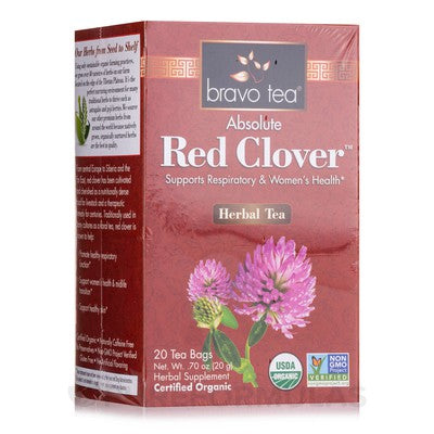 BRAVO TEA: Red Clover Tea Organic 20 BAG