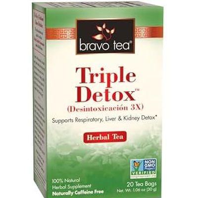 BRAVO TEA: Triple Detox Tea 20 BAG