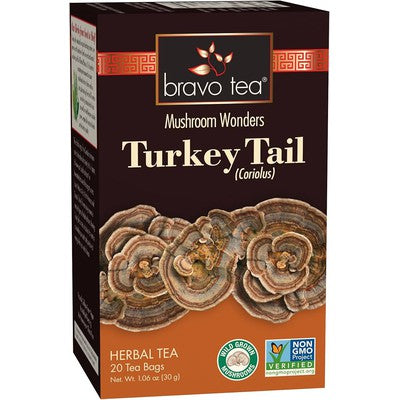 BRAVO TEA: Turkey Tail Tea 20 BAG