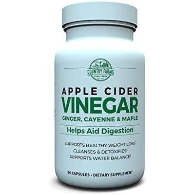 Country Farms - Apple Cider Vinegar Capsule - 90 Ct