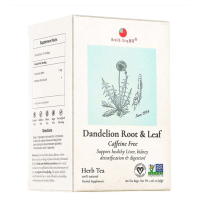 Health King: Dandelion Root & Leaf Herb Tea 20 BAG