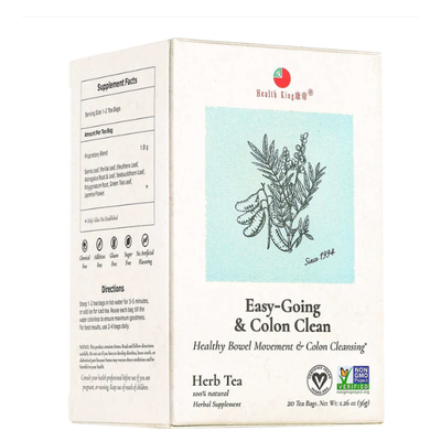 Health King: Easy Going & Colon Clean Tea 20 BAG