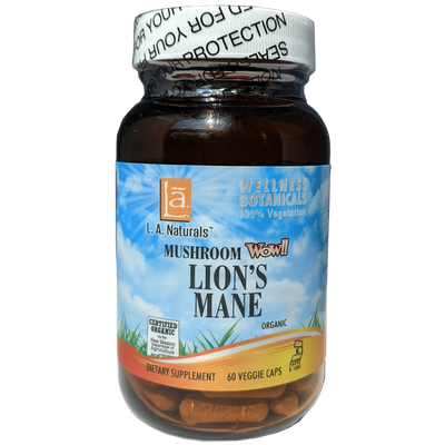 L A NATURALS: Organic Lion's Mane 60 VGC