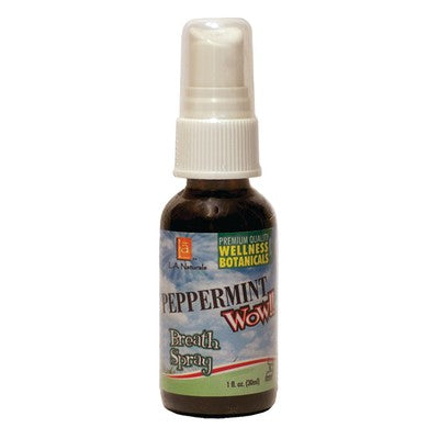 L A NATURALS: Peppermint Wow! Breath Spray G 1 OZ