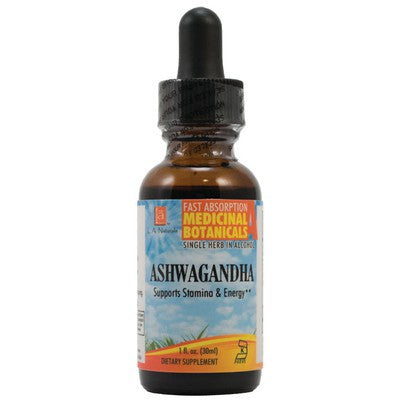 L A NATURALS: Ashwagandha Organic 1 OZ