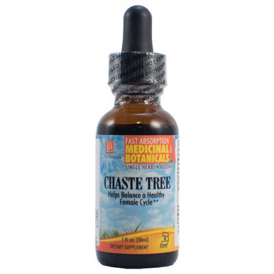 L A NATURALS: Chaste Tree Berry Organic 1 OZ