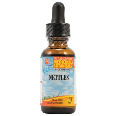 L A NATURALS: Nettles Organic 1 OZ