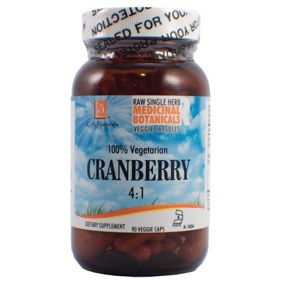 L A NATURALS: Cranberry Raw Herb 90 VGC