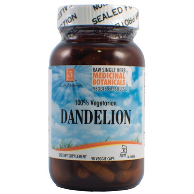 L A NATURALS: Dandelion Raw Herb 90 VGC