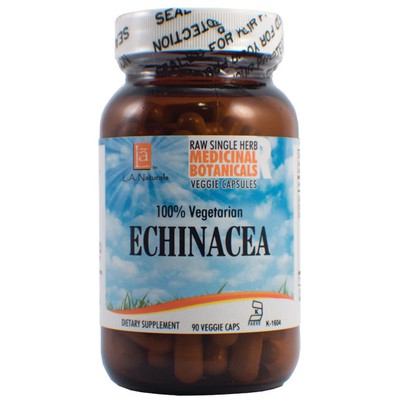 L A NATURALS: Echinacea Raw Herb 90 VGC