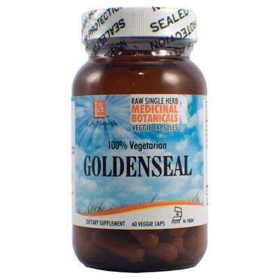 L A NATURALS: Goldenseal Raw Herb 60 VGC