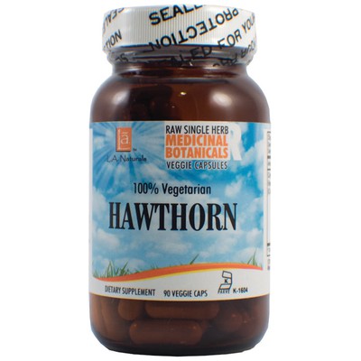 L A NATURALS: Hawthorn Raw Herb 90 VGC