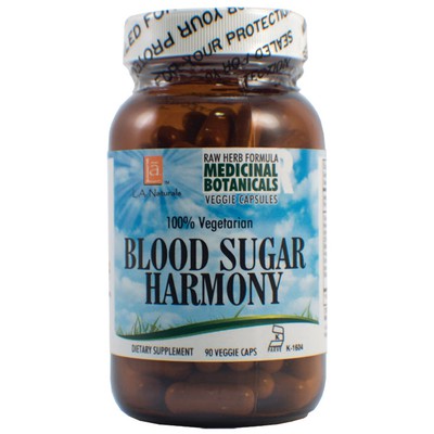 L A NATURALS: Blood Sugar Raw Formula 90 VGC