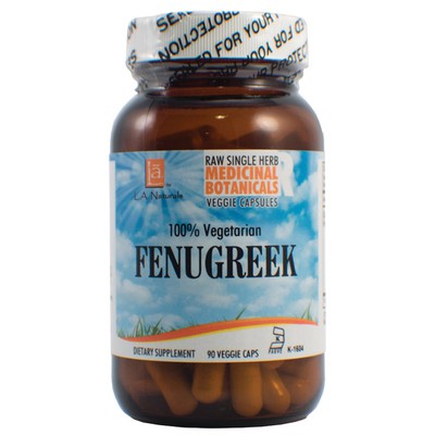 L A NATURALS: Fenugreek Raw Herb 90 VGC