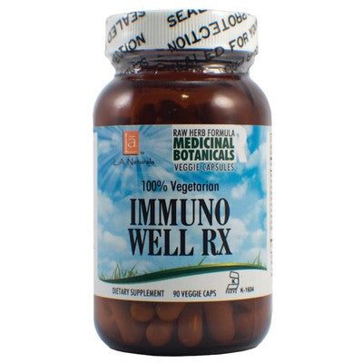 L A NATURALS: Immuno Well RX Raw Formula 90 VGC