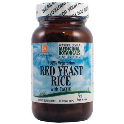 L A NATURALS: Red Yeast Rice Raw Formula 90 VGC