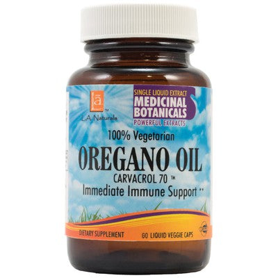 L A NATURALS: Oregano Oil Veggie Cap 60 VGC