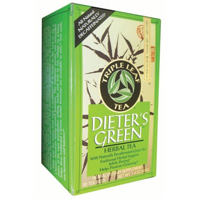 TRIPLE LEAF TEA: Diet Green Herbal Tea 20 BAG