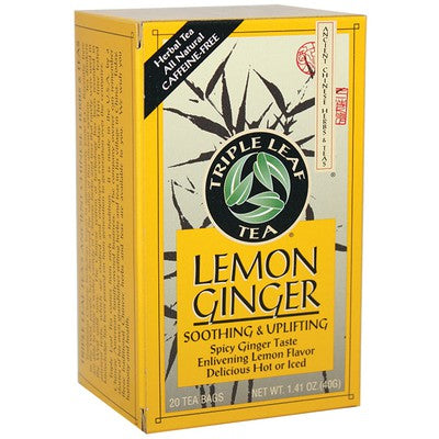 TRIPLE LEAF TEA: Lemon Ginger Tea 20 BAG