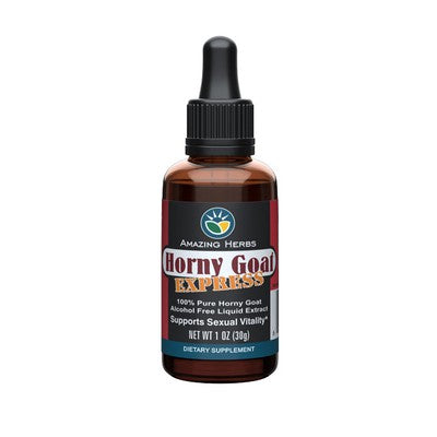 AMAZING HERBS: Goat Express Liquid, 1 OZ